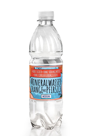 Woda Mineralna z naturalnym aromatem bez cukru słodzików i konserwantów - Pomarańcz i Brzoskwinia