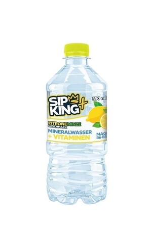 SIPKing woda mineralna z Witaminami i aromatem cytryny i mięty